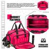 AIRTTUZ Range Bag | Gun Range Duffle Bag for Handguns and Ammo,USA Flag Patch Included. (Pink) view 4