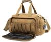 AIRTTUZ Range Bag | Gun Range Duffle Bag for Handguns and Ammo,USA Flag Patch Included. (Khaki) view 1