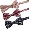 AUSKY Elegant Adjustable Pre-tied bow ties for Men Boys in Different Colors1&4&5&6&8 Pack for option (Floral D) view 3