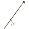 MARINE CITY Rail Mount Flag Staff & 21" Flagpole with White Plastic Base, 304 Stainless Steel Fits 7/8" to 1" Tubing  Durable, Rust-Resistant for Boats, Yachts, RVs & Marine Use view 1