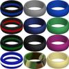 SayitBands Thin Gray Line Silicone Ring Size 13 view 2