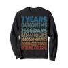 7th Birthday 7 Years Old Vintage Retro 84 Months Sweatshirt view 1