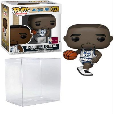 Shaquille O'Neal Orlando Magic Home Jersey #81 Pop Sports NBA Legends Action Figure (Bundled with Ecotek Pop Protector to Protect Display Box)