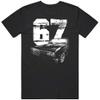1967 Chevy Chevelle Silhouette Front Side View with Year T Shirt XL Black view 1