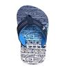 REDVOLUTION New Kids' Tribal Pattern Tropical Print Beach Sandals Boys' Bali Flip-Flop (7, Navy, numeric_7) view 1