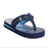 REDVOLUTION New Kids' Tribal Pattern Tropical Print Beach Sandals Boys' Bali Flip-Flop (7, Navy, numeric_7) view 3
