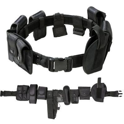 NATGAI 10 in 1 Duty Belt Black Law Enforcement Tactical Equipment System Set Police Security Military Tactical Duty Utility Belt