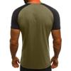 XUETON Mens Camouflage Short Sleeve Shirt Lightweight Slim Printed Shirts Athletic Dry-Fit Tshirt Running Tops(Army Green,X-Large) view 2