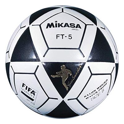 Mikasa FT5 ABK Soccer & Footvolley Ball Size 5, Soft bilt BK/WH