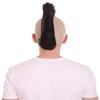 HPO Adult Men's Color Styles Mohawk Punk Rock Spiky Wig Straight Spiked Halloween Fancy, Synthetic Soft Fiber Hair, Perfect for your next Festival and Group Anime Party! (Black) view 3