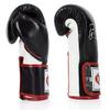 Fairtex BGV5 Muay Thai Boxing Gloves for Men, Women, Kids | Special Lock Thumb Design | MMA Gloves| Premium Quality, Light Weight & Shock Absorbent Boxing Gloves -(Black/White/Red Piping/14oz) view 4
