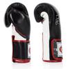 Fairtex BGV5 Muay Thai Boxing Gloves for Men, Women, Kids | Special Lock Thumb Design | MMA Gloves| Premium Quality, Light Weight & Shock Absorbent Boxing Gloves-(Black/White/Red Piping/12oz) view 4