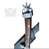 EGKH - 9.5 Inch Arrowhead Machete With Spiked Pommel, Handmade from Ex - Army Kukri House - Handmade in Nepal by Military view 4