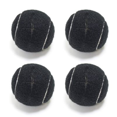 URBEST Walker Tennis Balls 4pcs Precut Heavy Duty Tennis Balls for Walkers, Pre Cut, Black