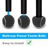 URBEST Walker Tennis Balls 4pcs Precut Heavy Duty Tennis Balls for Walkers, Pre Cut, Black view 3