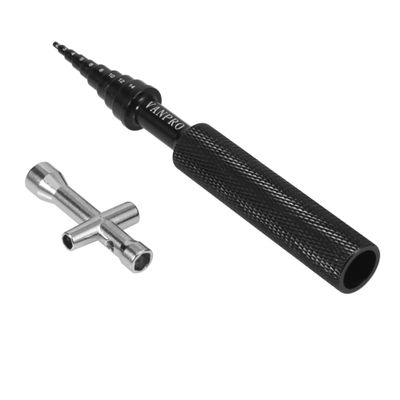 RC Bearing Removal Tool Cross Wrench 2MM-14MM for RC Car Skateboard(Black)