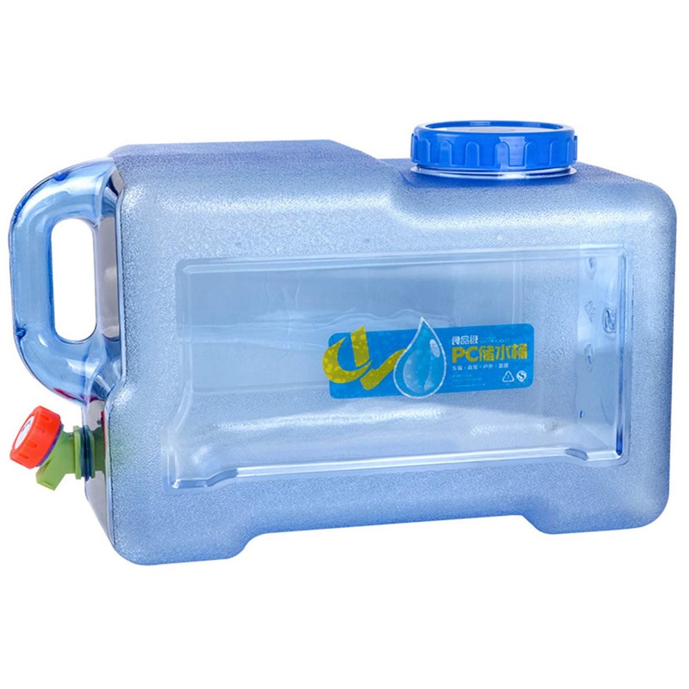 YINUODAY 2.6 Gallon Water Containers, BPA-Free Camping Water Storage Jug Drink Dispenser with Spigot, Water Canteen for Outdoor Camping Hiking Picnic Hunting