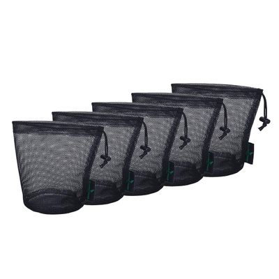 usharedo 5pcs Nylon Mesh Bag Stuff Sack Golfball Pot Outdoor Tools S