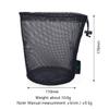 usharedo 5pcs Durable Drawstring Net Bag Storage Ditty Bag M view 2