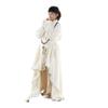 ZanYing Unisex Thickened Warm Flannel Meditation Cloak Yoga Shawls (White, L) view 1