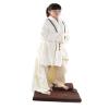 ZanYing Unisex Thickened Warm Flannel Meditation Cloak Yoga Shawls (White, L) view 2