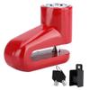 Nunafey Brake Lock, Lightweight Safety Mini Heavy Duty Rotor Lock, Road Bicycle for Bicycle for Motorcycle(red) view 3