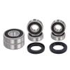 XiKe 2 Set Golf Cart Wheel Bearings and Seal Kit, Compatible Yamaha G29 OE JW1-F2176-00-0 - Front/Rear Both Sides. view 1