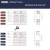 XiKe 2 Set Golf Cart Wheel Bearings and Seal Kit, Compatible Yamaha G29 OE JW1-F2176-00-0 - Front/Rear Both Sides. view 2