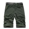 Men's Hiking Cargo Shorts Quick Drying Sun Protection Tear Resistant Outdoor Shorts with 5 Pockets S01# Army Green view 3