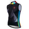 Cycling Jersey Men Bike Sleeveless Cycle Vest Road Bicycle Clothing Riding Racing MTB Shirt Mountain Biking Biker Cyclist top Black M view 1