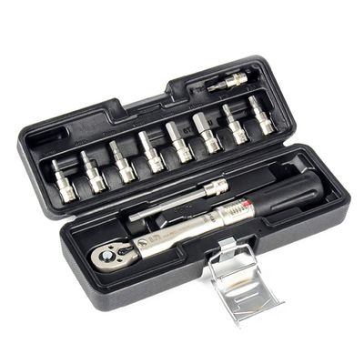 Bicycle Torque Wrench Set Bike Repair Tool Kit Bike Allen Wrench 1/4 inch 2-24Nm Torque Fix