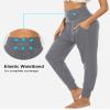 DIBAOLONG Womens Yoga Sweatpants Loose Workout Joggers Pants Comfy Lounge Pants with Pockets Light Gray XL view 4