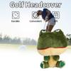 Plush Golf Club Headcover, Frog Character Design with Water-Resistant Lining, Protects Driver, Woods and Hybrids, Fun Gift for Golfers view 2
