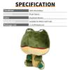 Plush Golf Club Headcover, Frog Character Design with Water-Resistant Lining, Protects Driver, Woods and Hybrids, Fun Gift for Golfers view 4