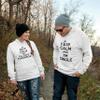 lepni.me Hoodie Sweatshirt Custom Keep Calm Any Name or Text Personalized Quotes Gift (XX-Large Red Multi Color) view 2
