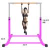 ProGymnastics, 5Ft, Athletic, Horizontal Bar, Adjustable, Kip Bars, Pink, Gymnastics, with Free Gloves, Gymnastics Bar, for Kids, Home, girls, gymnastics, monkey beam, balance set Adjustable view 2