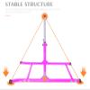 ProGymnastics, 5Ft, Athletic, Horizontal Bar, Adjustable, Kip Bars, Pink, Gymnastics, with Free Gloves, Gymnastics Bar, for Kids, Home, girls, gymnastics, monkey beam, balance set Adjustable view 3