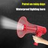 CapriTech Megaphone Bullhorn with Rechargeable Waterproof Flashlights & Alarm Siren Sound Effects - 20w Handheld Lightweight Bullhorn Speaker for Rainy/Night view 2