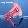 CapriTech Megaphone Bullhorn with Rechargeable Waterproof Flashlights & Alarm Siren Sound Effects - 20w Handheld Lightweight Bullhorn Speaker for Rainy/Night view 3
