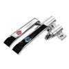 Component Hardware Encore Knee Valve with Dual Pedal and Rough Chrome Valve Body view 1