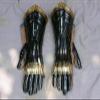 Piru Handmade Fully Wearable Gothic Dark Medieval Pair Of Gauntlets Knight Gloves Armor Bracer view 1