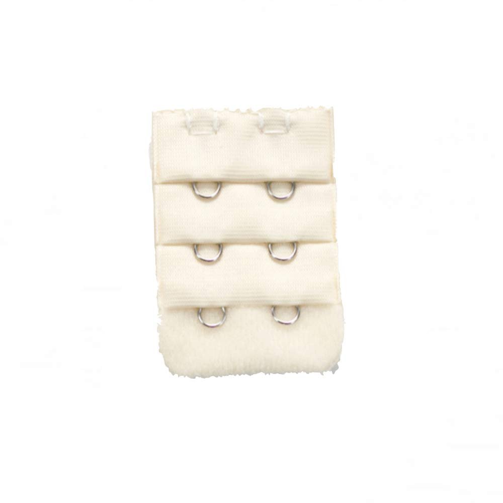 2-Hook Bra Extension For Longer Bra Band Strap (Pack of 1, Beige)