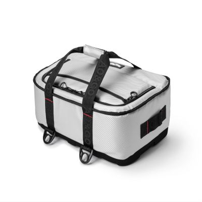 AO Coolers Stow 'N Go Carbon Soft Cooler, Low-Profile, Leakproof with High-Density Insulation, Holds Ice for 24 Hours, EVA Foam Bottom, Silver, 38-Can