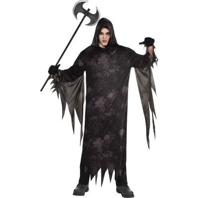 Distressed Ghoul Robe Halloween Costume | Black | 1 Pc.