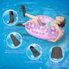 Gintenco Swim Fins, Kids Swim Training Fins for Lap Swimming, Travel Size Flippers with Mesh Bag, Silicone Swimming Fins for Kids Teens Adults Women Men view 3