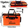 Foldable Fishing Bucket - Multi-Functional EVA Bag for Outdoor, Live Fish Lures and Protection, 10GAL/8GAL/6GAL/4.8GAL/3GAL Live Fish Container view 2