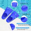 Gintenco Swim Fins, Kids Swim Training Fins for Lap Swimming, Travel Size Flippers with Mesh Bag, Silicone Swimming Fins for Kids Teens Adults Women Men view 2