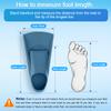 Gintenco Swim Fins, Kids Swim Training Fins for Lap Swimming, Travel Size Flippers with Mesh Bag, Silicone Swimming Fins for Kids Teens Adults Women Men view 4