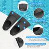 Gintenco Swim Fins, Kids Swim Training Fins for Lap Swimming, Travel Size Flippers with Mesh Bag, Silicone Swimming Fins for Kids Teens Adults Women Men view 2