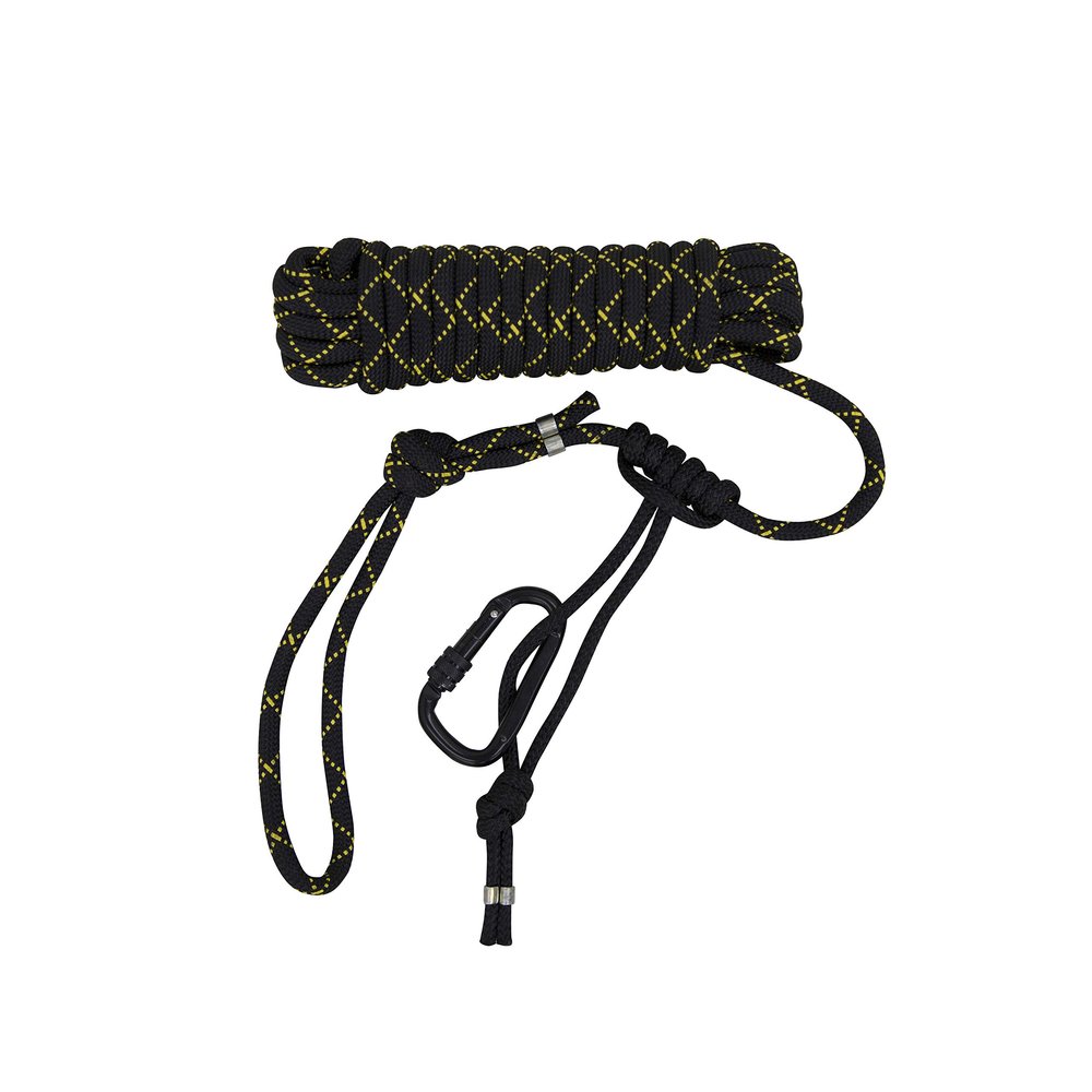 Rivers Edge 30 Safety Rope, 30' Long Weather-Resistant Rope, Treestand Safety, Heavy-Duty Locking Carabiner, 300 lb. Capacity, RE787